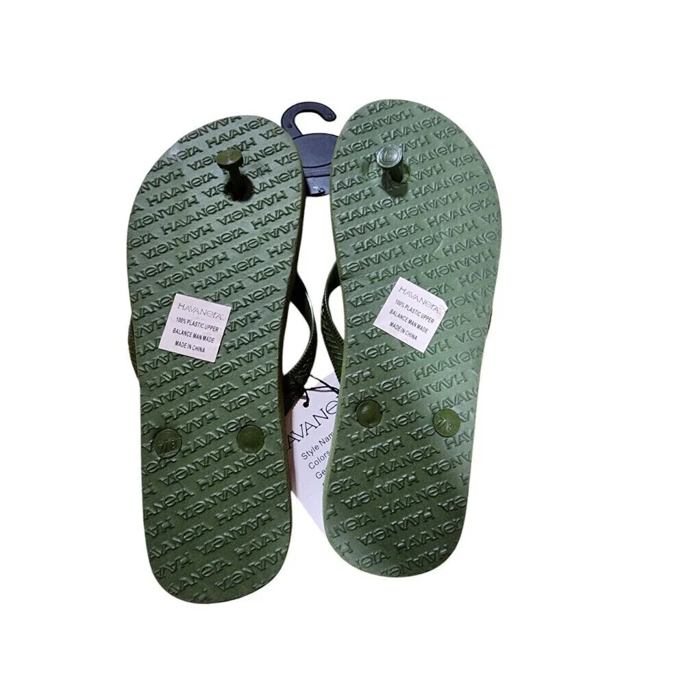 Havanera Men's Camo Flip Flops Size 7